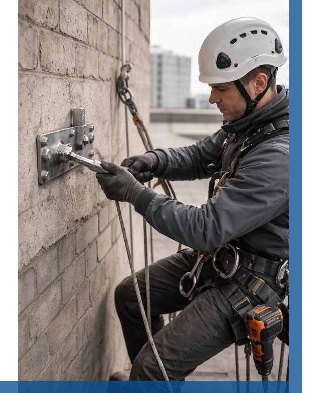 Установка анкерных точек в Артёме от 3628 р. | ВЫСОТНИК-Арт