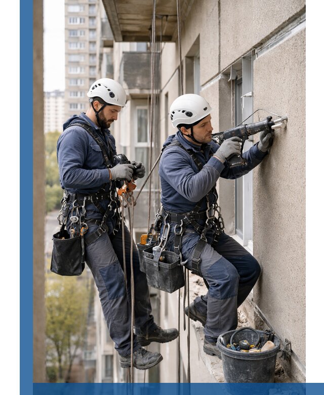 Промышленные альпинисты высотные работы и монтаж в Артёме